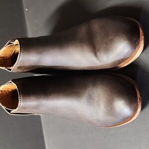 Kork-Ease Dark Brown Ankle Booties